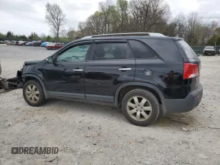 2013 Kia Sorento LX with VIN 5XYKT4A67DG406156, listed as a Copart auction lot 51666395 with 146,981 mi miles and Clean Title. Bid and sale history available at carsss.com. Image 2.
