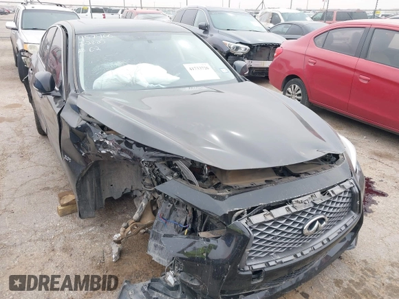 2019 Infiniti Q50 Signature Edition with VIN JN1EV7AP6KM540706, listed as a IAAI auction lot 41733726 with 45,847 mi miles and . Bid and sale history available at DreamBid. Image 6.