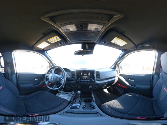 2024 Nissan Frontier Pro-4X with VIN 1N6ED1EK3RN654112, listed as a IAAI auction lot 41686345 with 14,893 mi miles and . Bid and sale history available at DreamBid. Image 19.
