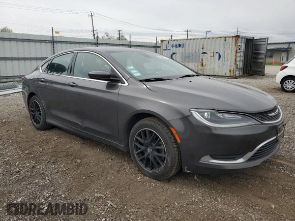 2015 Chrysler 200 Limited with VIN 1C3CCCAB9FN649124, listed as a Copart auction lot 54996145 with 58,679 mi miles and Clean Title. Bid and sale history available at carsss.com. Image 4.