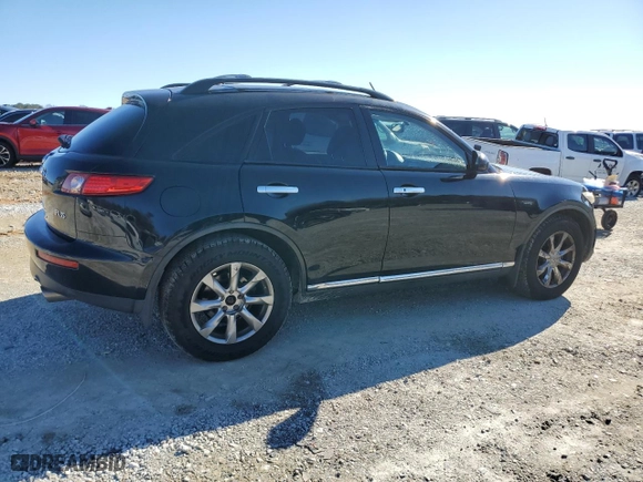 2007 Infiniti FX35 with VIN JNRAS08W97X202697, listed as a Copart auction lot 41515935 with 210,351 mi miles and Salvage Title. Bid and sale history available at carsss.com. Image 3.