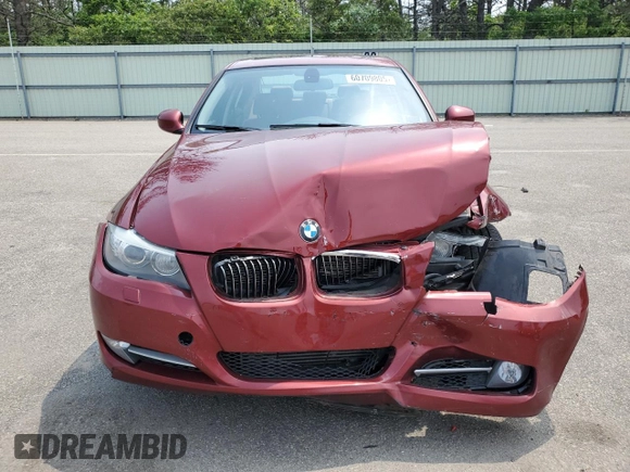 2011 BMW 3 Series 335i xDrive with VIN WBAPL5G5XBNN49356, listed as a Copart auction lot 60709805 with Not provided miles and Salvage title. Bid and sale history available at DreamBid. Image 5.