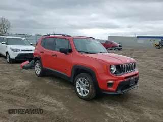 2019 Jeep Renegade Sport with VIN ZACNJBAB7KPK33785, listed as a Copart auction lot 55178075 with 51,708 mi miles and Salvage title. Bid and sale history available at DreamBid. Image 15.