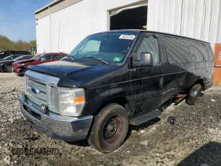 2013 Ford Econoline Passenger XL with VIN 1FBSS3BLXDDB07751, listed as a Copart auction lot 54320155 with 177,443 mi miles and Salvage title. Bid and sale history available at DreamBid. Image 1.