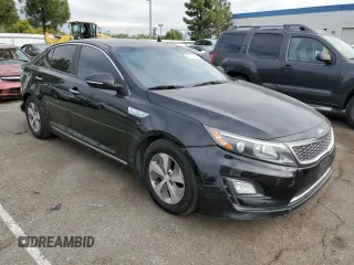2015 Kia Optima Hybrid with VIN KNAGM4AD4F5085879, listed as a Copart auction lot 82037454 with 99,730 mi miles and Salvage Title. Bid and sale history available at carsss.com. Image 4.