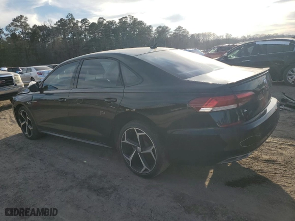 2020 Volkswagen Passat 2.0T R-Line with VIN 1VWMA7A33LC017889, listed as a Copart auction lot 46882205 with 53,049 mi miles and Salvage Title. Bid and sale history available at carsss.com. Image 2.