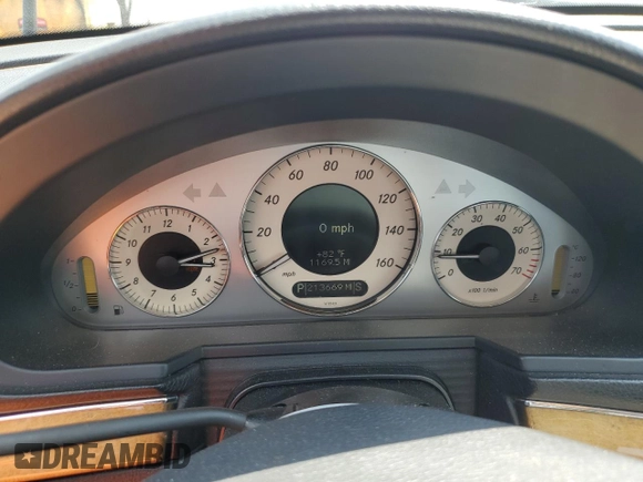 2007 Mercedes-Benz E 550 with VIN WDBUF72X47B091483, listed as a Copart auction lot 55670335 with 213,669 mi miles and Clean Title. Bid and sale history available at DreamBid. Image 9.