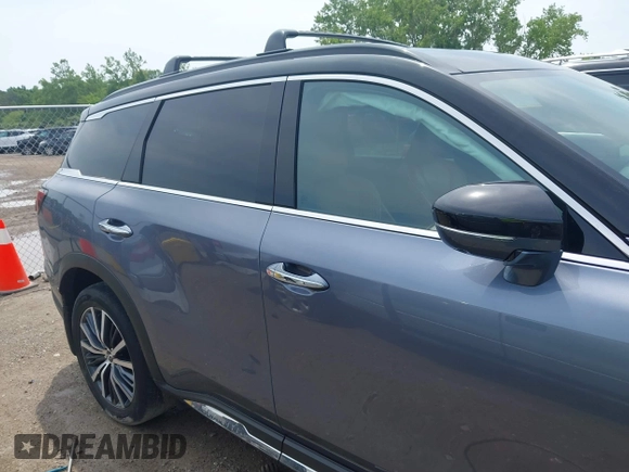 2023 Infiniti QX60 Autograph with VIN 5N1DL1HU6PC374316, listed as a IAAI auction lot 42554850 with 40,023 mi miles and . Bid and sale history available at DreamBid. Image 13.