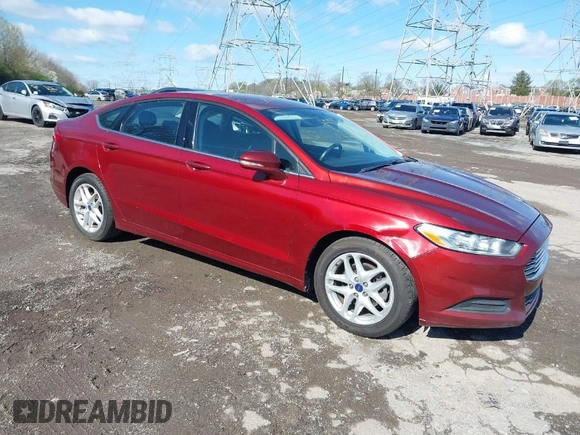 2014 Ford Fusion SE with VIN 3FA6P0HD6ER364224, listed as a IAAI auction lot 41987282 with 162,158 mi miles. Bid and sale history available at carsss.com. Image 1.