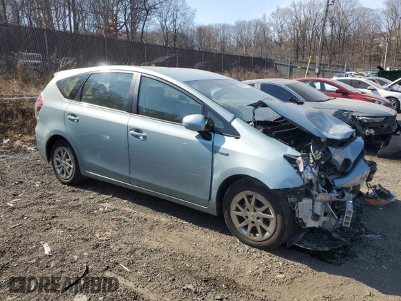 2017 Toyota Prius v Two with VIN JTDZN3EU0HJ074370, listed as a Copart auction lot 48573605 with 67,060 mi miles and Salvage Title. Bid and sale history available at carsss.com. Image 4.