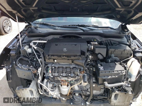 2023 Acura MDX w/A-Spec Package с VIN 5J8YE1H04PL037254, выставлен на аукционе Copart как лот 63385015 с пробегом 607 миль миль и Списание • Salvage title. История ставок и продаж доступна на DreamBid. Изображение 11.