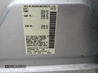 2016 Nissan LEAF S with VIN 1N4BZ0CP1GC311250, listed as a Copart auction lot 63295343 with 43,542 mi miles. Bid and sale history available at carsss.com. Image 12.