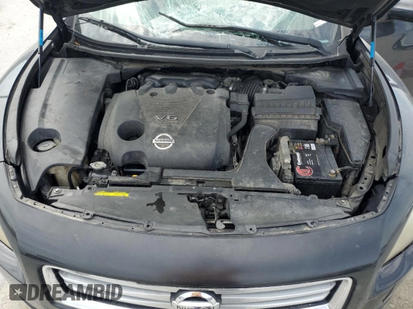 2013 Nissan Maxima SV with VIN 1N4AA5AP0DC810796, listed as a Copart auction lot 53444805 with 173,015 mi miles and Salvage Title. Bid and sale history available at DreamBid. Image 11.