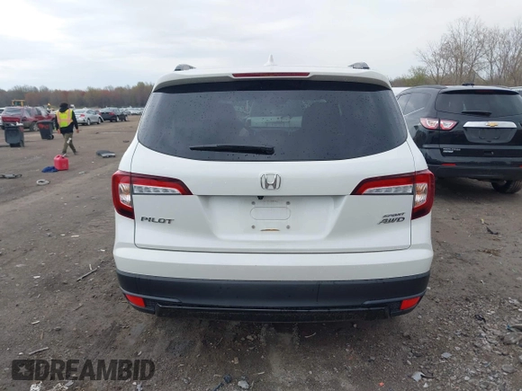 2022 Honda Pilot Sport with VIN 5FNYF6H32NB051544, listed as a IAAI auction lot 42081135 with 16,728 mi miles and . Bid and sale history available at carsss.com. Image 16.