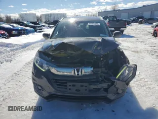 2019 Honda HR-V EX-L with VIN 3CZRU6H7XKM717029, listed as a Copart auction lot 46498375 with 36,609 mi miles and Salvage Title. Bid and sale history available at carsss.com. Image 5.