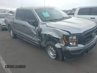 2023 Ford F-150 XL with VIN 1FTFW1ED9PFA89505, listed as a IAAI auction lot 41260198 with 56,805 mi miles. Bid and sale history available at carsss.com. Image 6.