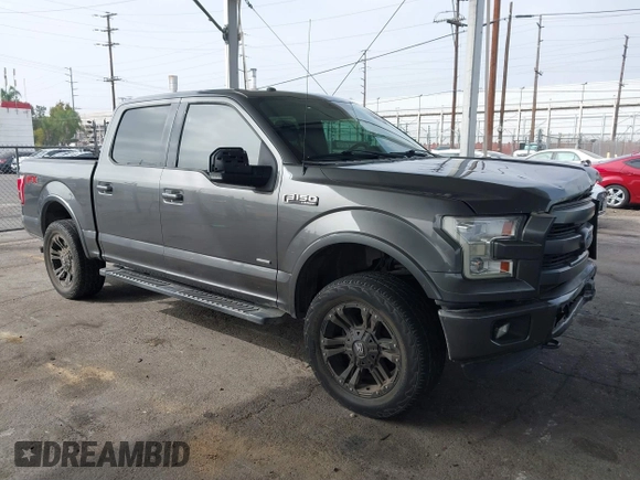2016 Ford F-150 XLT with VIN 1FTEW1EG8GKE16490, listed as a IAAI auction lot 40622454 with 156,573 mi miles. Bid and sale history available at carsss.com. Image 1.
