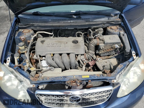 2006 Toyota Corolla CE with VIN JTDBR32EX60085589, listed as a Copart auction lot 53057435 with 283,587 mi miles and Clean Title. Bid and sale history available at DreamBid. Image 11.