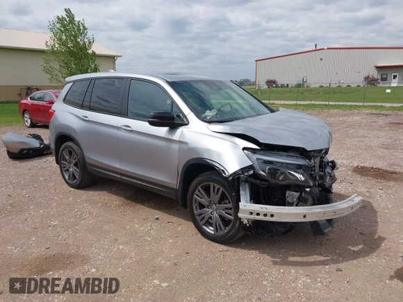 2020 Honda Passport EX-L with VIN 5FNYF8H59LB014260, listed as a IAAI auction lot 42274421 with 111,830 mi miles and . Bid and sale history available at DreamBid. Image 1.