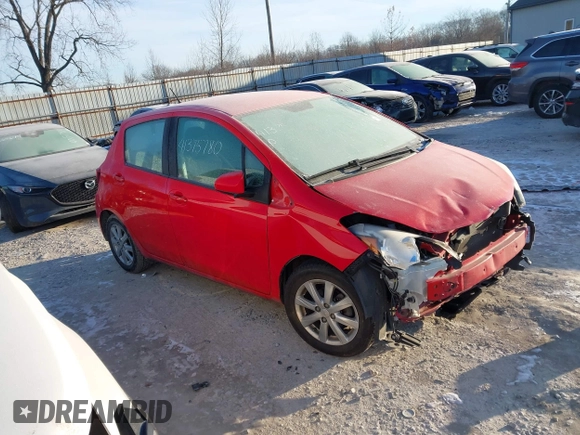 2015 Toyota Yaris L with VIN VNKKTUD34FA036246, listed as a IAAI auction lot 41375780 with 88,929 mi miles. Bid and sale history available at carsss.com. Image 13.