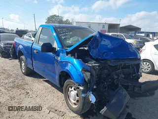 2018 Ford F-150 XL with VIN 1FTMF1CB7JFD79550, listed as a IAAI auction lot 41156870 with 72,629 mi miles and . Bid and sale history available at DreamBid. Image 1.