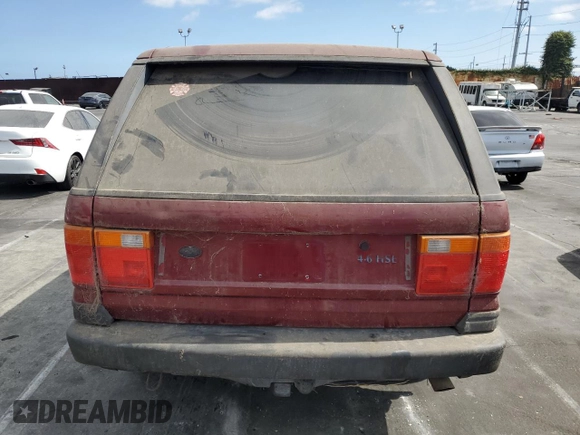 1996 Land Rover Range Rover z VIN SALPV144XTA333588, wystawiony jako Copart lot #65445765 z przebiegiem Nie podano mil oraz Czysty tytuł • Clean title. Historia ofert i sprzedaży dostępna na DreamBid. Obrazek 6.