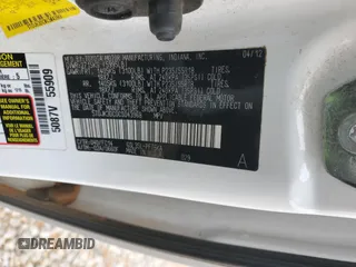 2012 Toyota Sienna LE with VIN 5TDJK3DC0CS043968, listed as a Copart auction lot 45854755 with 166,196 mi miles and Salvage Title. Bid and sale history available at carsss.com. Image 13.