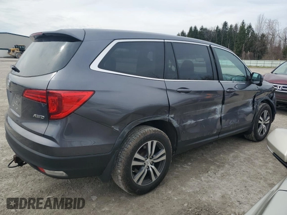 2017 Honda Pilot EX-L z VIN 5FNYF6H60HB100416, wystawiony jako Copart lot #53516145 z przebiegiem 139 030 mil mil oraz Szkoda całkowita • Salvage title. Historia ofert i sprzedaży dostępna na DreamBid. Obrazek 3.
