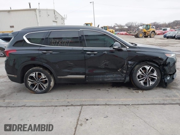 2019 Hyundai Santa Fe Ultimate with VIN 5NMS5CAA8KH019109, listed as a IAAI auction lot 41120391 with 101,829 mi miles and . Bid and sale history available at DreamBid. Image 13.