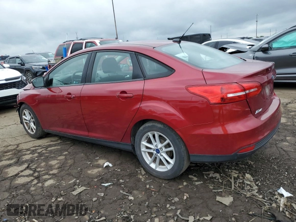 2017 Ford Focus SE with VIN 1FADP3F2XHL298662, listed as a Copart auction lot 58179365 with 77,623 mi miles and Clean title. Bid and sale history available at DreamBid. Image 2.