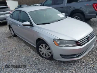 2012 Volkswagen Passat S w/Appearance with VIN 1VWAP7A39CC068119, listed as a IAAI auction lot 41538988 with 122,255 mi miles. Bid and sale history available at carsss.com. Image 1.