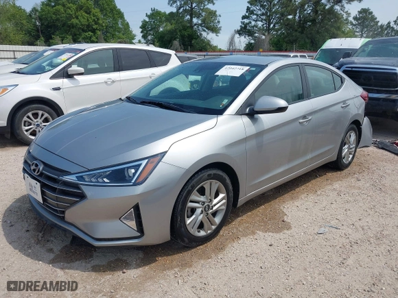 2020 Hyundai Elantra SEL with VIN 5NPD84LF8LH593390, listed as a IAAI auction lot 42042718 with 41,938 mi miles. Bid and sale history available at carsss.com. Image 18.