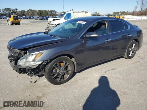 2012 Nissan Maxima S with VIN 1N4AA5AP2CC857116, listed as a Copart auction lot 89120395 with 184,718 mi miles and Salvage Title. Bid and sale history available at DreamBid. Image 1.