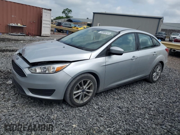 2018 Ford Focus SE z VIN 1FADP3F27JL250591, wystawiony jako Copart lot #54989245 z przebiegiem 85 838 mil mil oraz Szkoda całkowita • Salvage title. Historia ofert i sprzedaży dostępna na DreamBid. Obrazek 1.