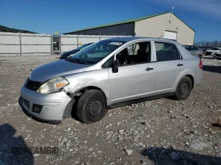 2009 Nissan Versa 1.6 with VIN 3N1CC11E09L424012, listed as a Copart auction lot 87231794 with 185,117 mi miles and Salvage Title. Bid and sale history available at carsss.com. Image 1.