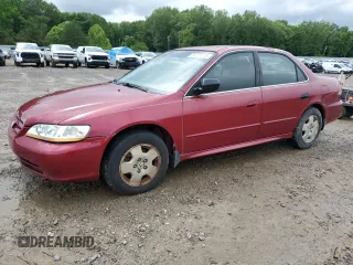 2002 Honda Accord EX z VIN 1HGCG16502A054530, wystawiony jako Copart lot #58787475 z przebiegiem 278 330 mil mil oraz Czysty tytuł • Clean title. Historia ofert i sprzedaży dostępna na DreamBid. Obrazek 1.