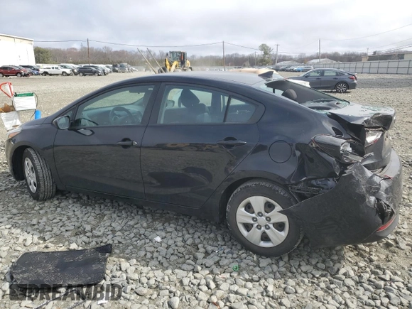 2018 Kia Forte LX with VIN 3KPFK4A76JE277865, listed as a Copart auction lot 49886365 with 57,536 mi miles and Salvage Title. Bid and sale history available at carsss.com. Image 2.