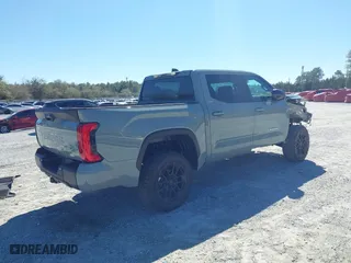 2025 Toyota Tundra 4WD SR with VIN 5TFLA5DB3SX261247, listed as a IAAI auction lot 41577359 with 381 mi miles. Bid and sale history available at carsss.com. Image 4.