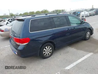 2009 Honda Odyssey EX-L with VIN 5FNRL38769B409281, listed as a IAAI auction lot 42013137 with 213,934 mi miles and . Bid and sale history available at DreamBid. Image 4.