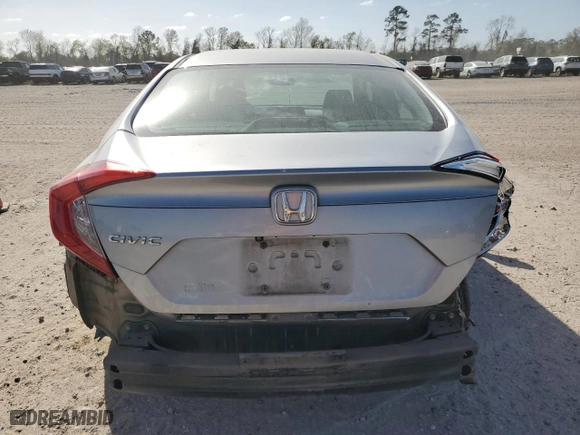 2017 Honda Civic Sedan LX with VIN 19XFC2F52HE051065, listed as a Copart auction lot 49777695 with 172,281 mi miles and Salvage Title. Bid and sale history available at carsss.com. Image 6.