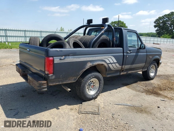 1992 Ford F-150 with VIN 1FTEF14N5NLA13140, listed as a Copart auction lot 61419835 with 180,090 mi miles and Clean title. Bid and sale history available at DreamBid. Image 3.
