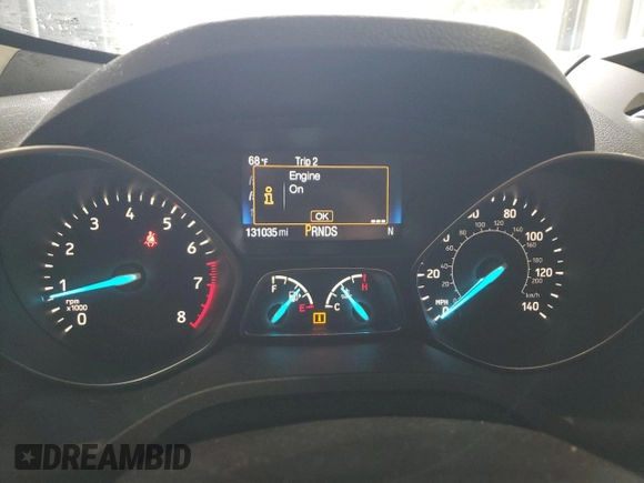 2017 Ford Escape S with VIN 1FMCU0F70HUC96174, listed as a Copart auction lot 63707995 with 131,035 mi miles and Clean title. Bid and sale history available at DreamBid. Image 9.