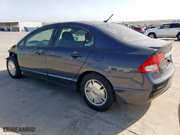 2010 Honda Civic Hybrid with VIN JHMFA3F29AS005672, listed as a Copart auction lot 49057405 with 154,987 mi miles and Salvage Title. Bid and sale history available at carsss.com. Image 2.