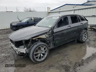 2022 Mercedes-Benz GLC with VIN W1N0G8EB0NV383011, listed as a Copart auction lot 49248695 with 43,165 mi miles and Salvage Title. Bid and sale history available at carsss.com. Image 1.