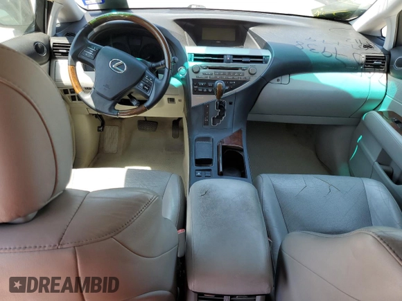 2010 Lexus RX 350 z VIN 2T2ZK1BA1AC007779, wystawiony jako Copart lot #53196725 z przebiegiem Nie podano mil oraz Szkoda całkowita • Salvage title. Historia ofert i sprzedaży dostępna na DreamBid. Obrazek 8.