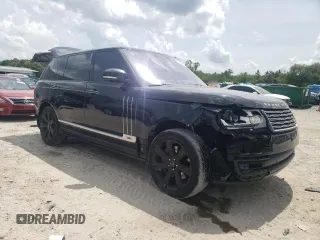2015 Land Rover Range Rover with VIN SALGW3TF9FA204998, listed as a Copart auction lot 59112515 with 91,655 mi miles and Salvage title. Bid and sale history available at DreamBid. Image 4.