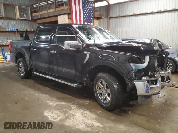 2022 Ford F-150 XL with VIN 1FTFW1E89NKE17674, listed as a Copart auction lot 45370215 with 36,154 mi miles and Salvage Title. Bid and sale history available at carsss.com. Image 4.