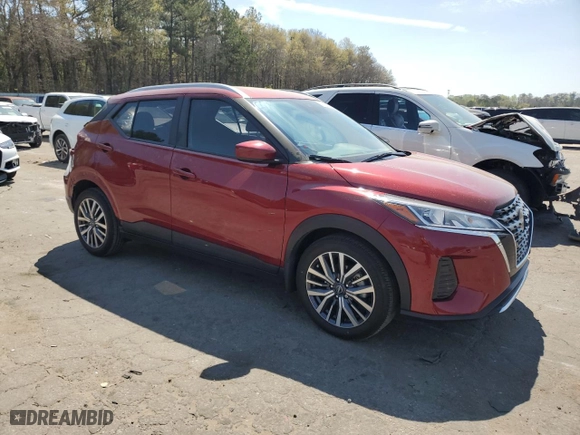 2023 Nissan Kicks SV with VIN 3N1CP5CV9PL553520, listed as a Copart auction lot 50729605 with 19,064 mi miles and Salvage Title. Bid and sale history available at carsss.com. Image 4.