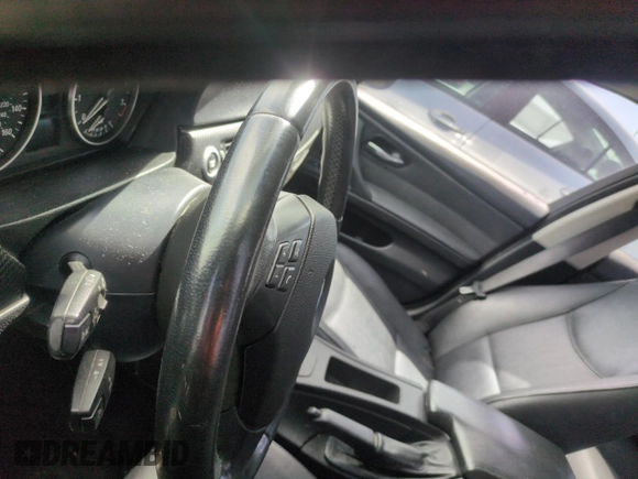 2007 BMW 3 Series 328xi with VIN WBAVC73507KP34341, listed as a Copart auction lot 52455725 with Not provided miles and Salvage title. Bid and sale history available at DreamBid. Image 9.