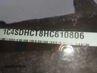 2017 Dodge Durango R/T с VIN 1C4SDHCT8HC610806, выставлен на аукционе IAAI как лот 41446609 с пробегом 84 541 миль миль и . История ставок и продаж доступна на DreamBid. Изображение 9.